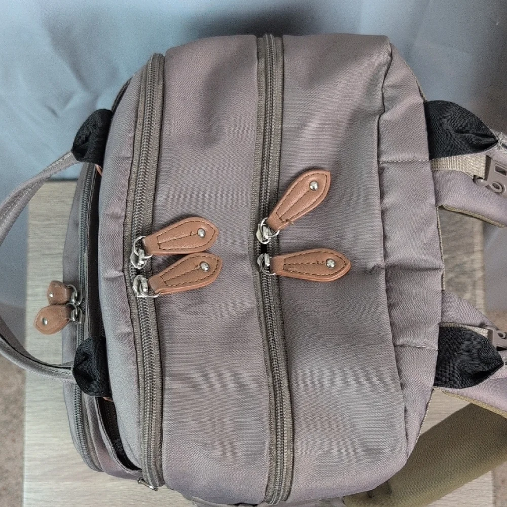 Elegant Quilted Brown Baby Bag‎